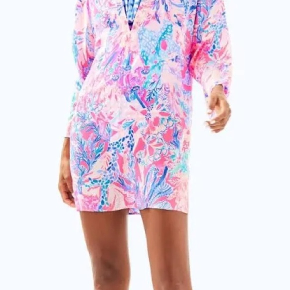 Lilly Pulitzer Esme Coverup in Aquadesiac